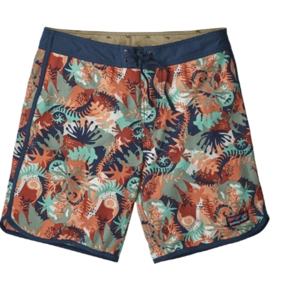 Patagonia Scallop Hem Wavefarer 18" Board Shorts NWT Size 29